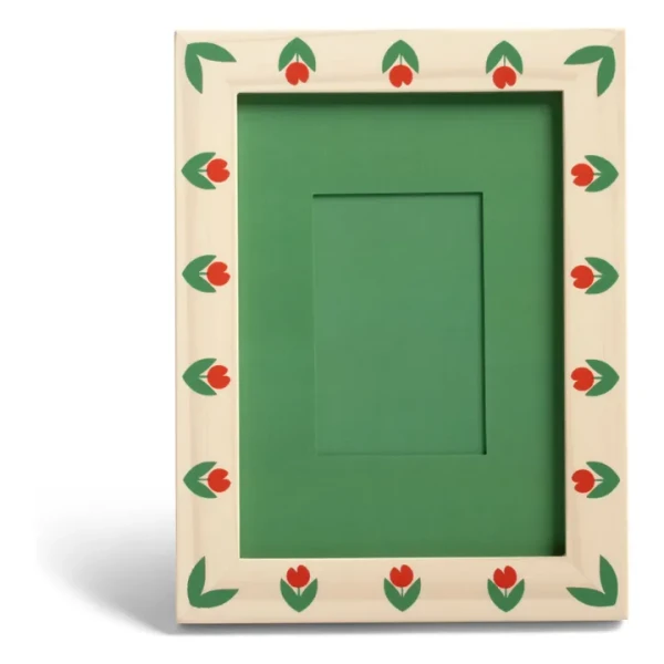 Cadre photo Patch Tulipes | Vert