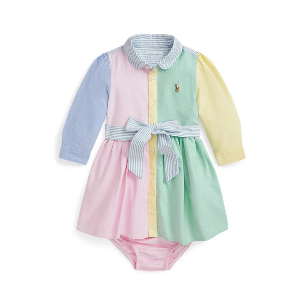 Robe-chemise en coton et bloomer pour bébé bille | Ralph Lauren® FR