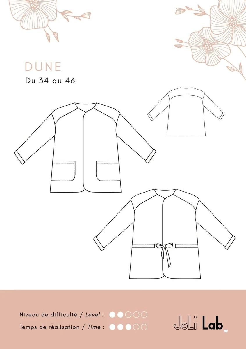 Veste Dune - Patron Couture PDF