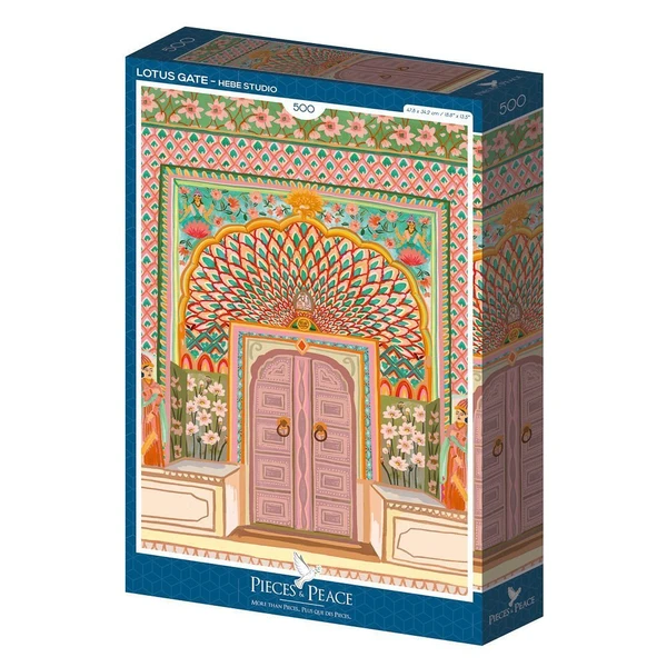 Puzzle Lotus Gate - Pieces & Peace - 500 pièces