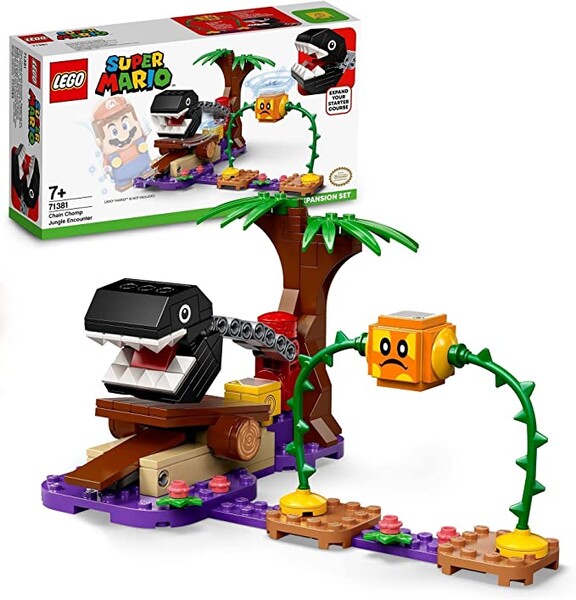 LEGO 71381 Super Mario Ensemble d’Extension La Rencontre de Chomp dans la Jungle Set d'extension avec Figurine de Bramball : Amazon.fr: Jeux et Jouets
