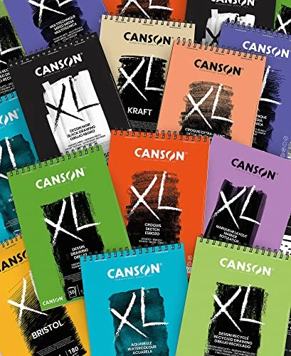 CANSON XL Aquarelle - Album spiralé 30 feuilles A4 300g/m² - Blanc