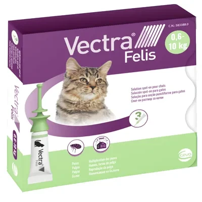 Vectra Felis Solution Spot-on pour les chats ► pas cher ✔