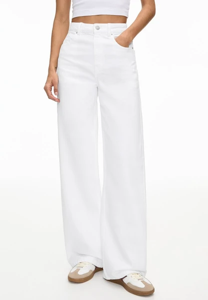 MID-RISE - Jean droit - white