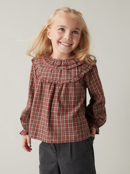 Blouse à volant Fille
