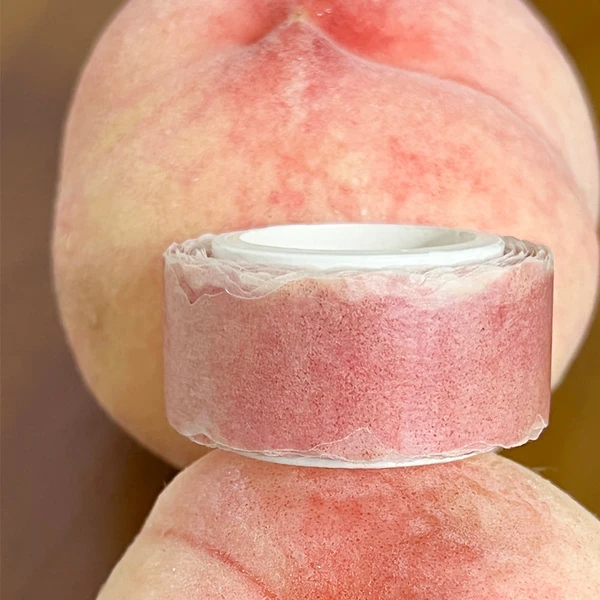 peach peel masking tape / 복숭아껍질 마스킹 테이프 / 복숭아다이컷 테이프 : 자그네
