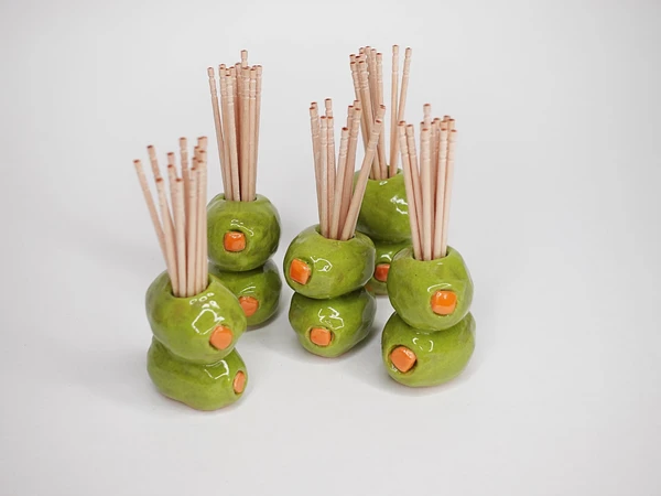 MIRYO Olive Toothpick Holder