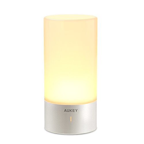 AUKEY Lampe de Chevet LED avec Contrôle Tactile à 360°, Lampe de