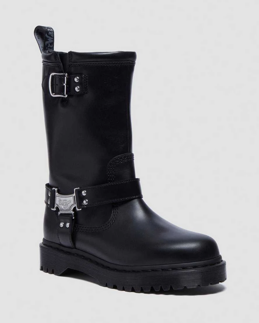 DR MARTENS Biker boots montantes Anistone Hi en cuir