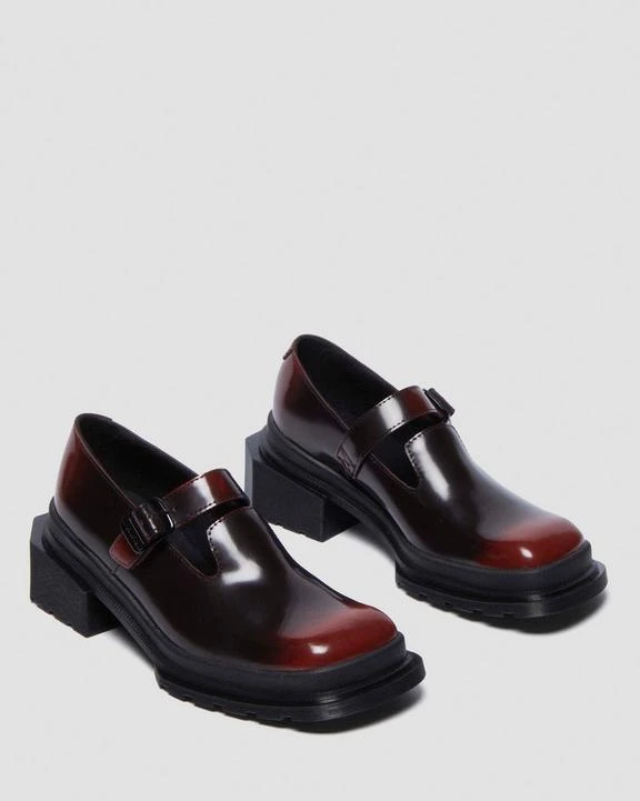DR MARTENS Babies en cuir Maybole &agrave; bout carr&eacute;