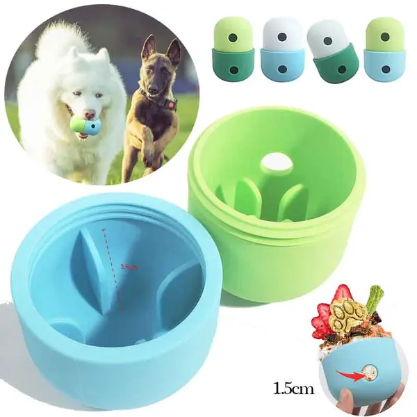 1.17€ 23% de réduction|Jouet interactif pour chien et chat, boule à fuite, bol à alimentation lente pour chiot, Puzzle, nettoyage des dents, jouets à mâcher, accessoires pour chiens, nouveau | AliExpress