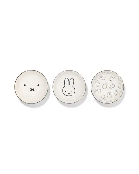3 bols en céramique miffy
