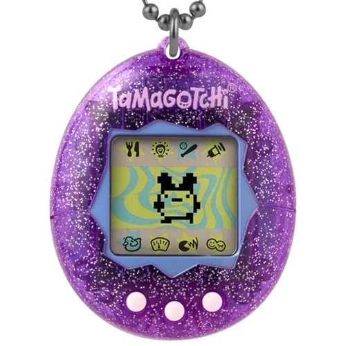 Bandai - Tamagotchi original Color collection Purple - Animal électronique virtuel avec écran couleur - Jouet animal interactif en Français - Tamagotchi Couleur Violet - Jouet Enfant 8 ans et + -46011