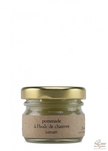 Pommade baume bio et artisanal à l'huile de Chanvre