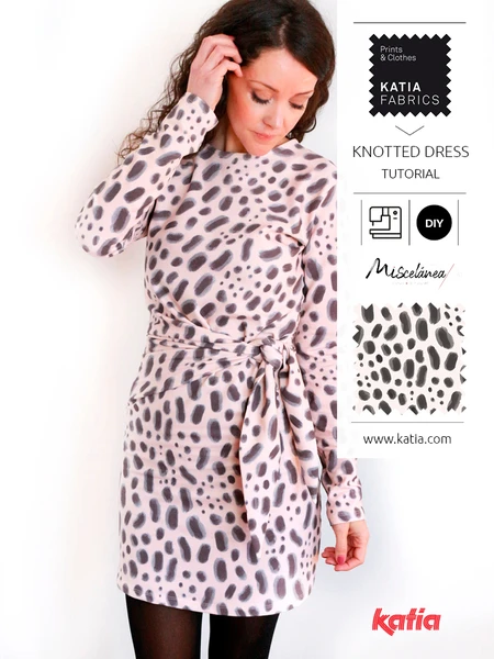 How to sew a Knotted dress and free sewing pattern