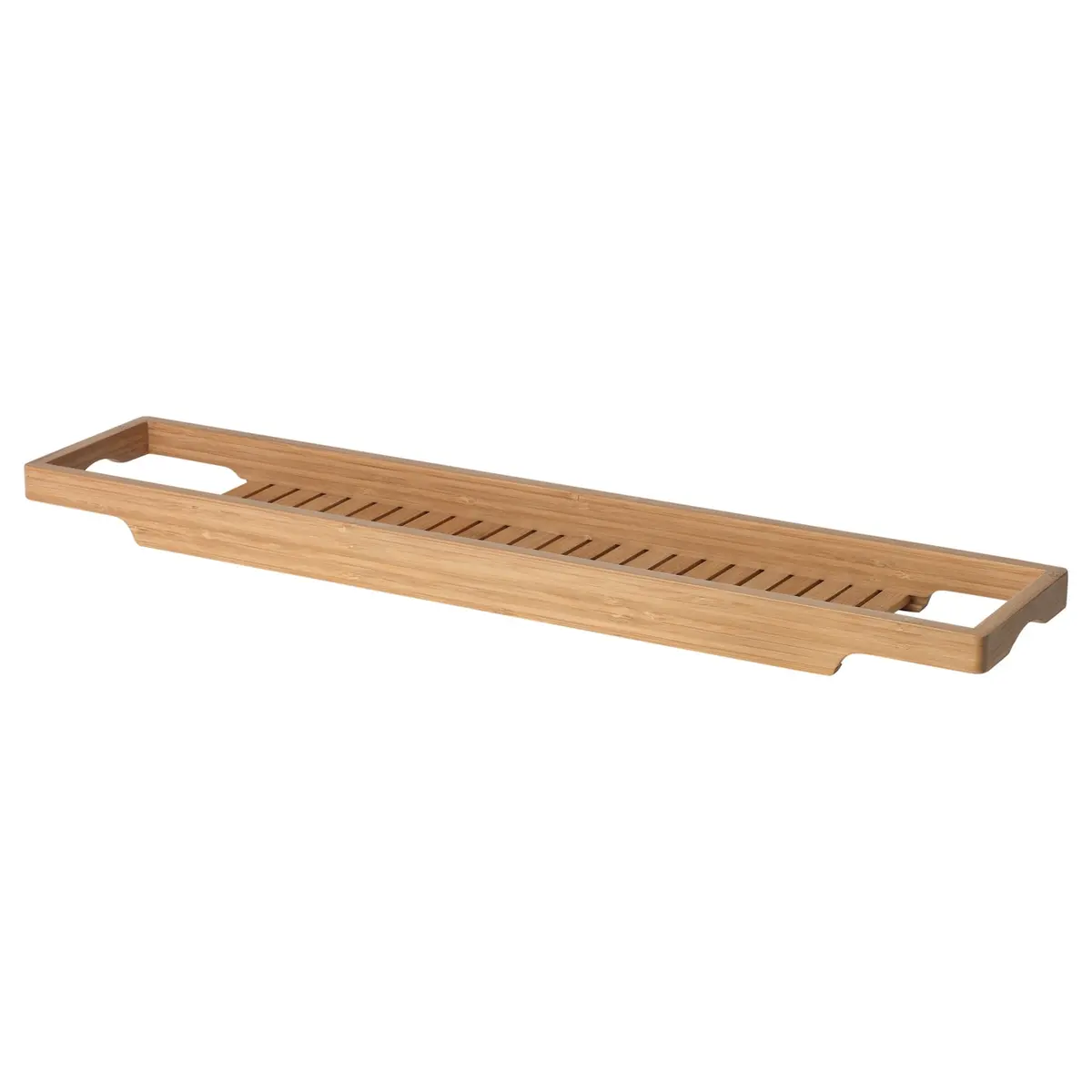 HAVERN Étagère baignoire - bambou 70 cm
