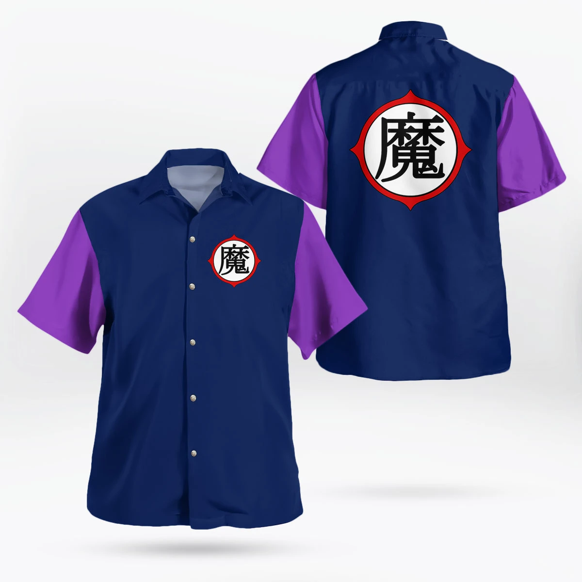 Kid Piccolo Dragon Ball Z Button Up Hawaiian Shirt