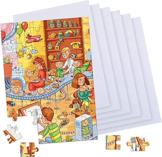 30 Feuilles Puzzle Saver Feuille de Colle de Puzzle Support de Puzzle Adhésif Transparent Tapis de Colle pour Puzzle Bâton de Conservation de Puzzle Autocollant
