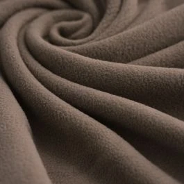 Tissu micro polaire Polly taupe