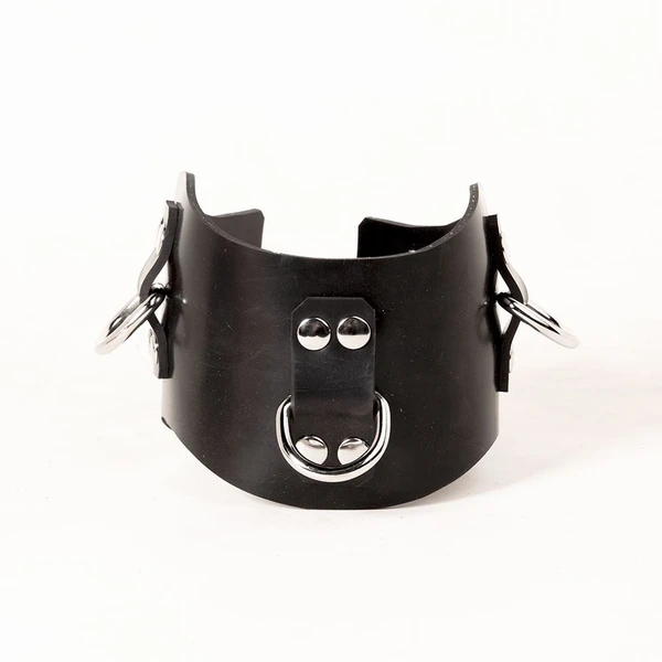 3" Rubber Posture Collar + D-ring