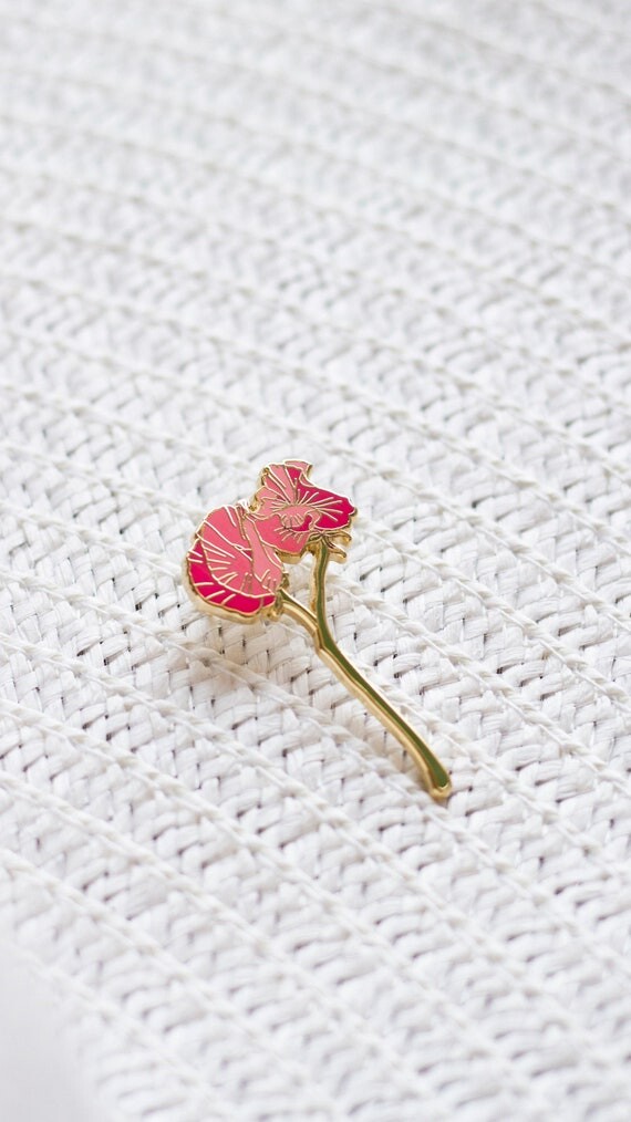 Épingle en émail de pois doux, Cadeau de pois doux, Épingle d’amoureux des fleurs, Badge de pois doux, Épingle à broche de pois doux, Accessoire botanique, Épingle à sac à dos