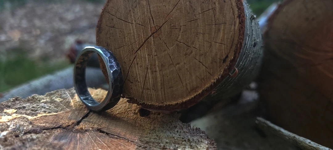 Men's Iron Ring – Hand Forged in Fire Ring |Vintage Ring |Rustic Ring |Antique Ring |Medieval Ring |Metal Ring