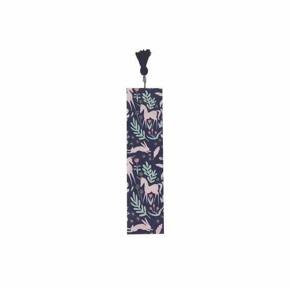 Bookmark - Licornes - avec owl Charm, Tassel et Stabilisateur