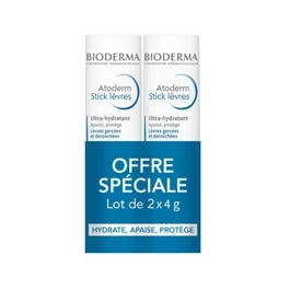 Bioderma Atoderm Sticks Lèvres Ultra-Hydratant 2x4g