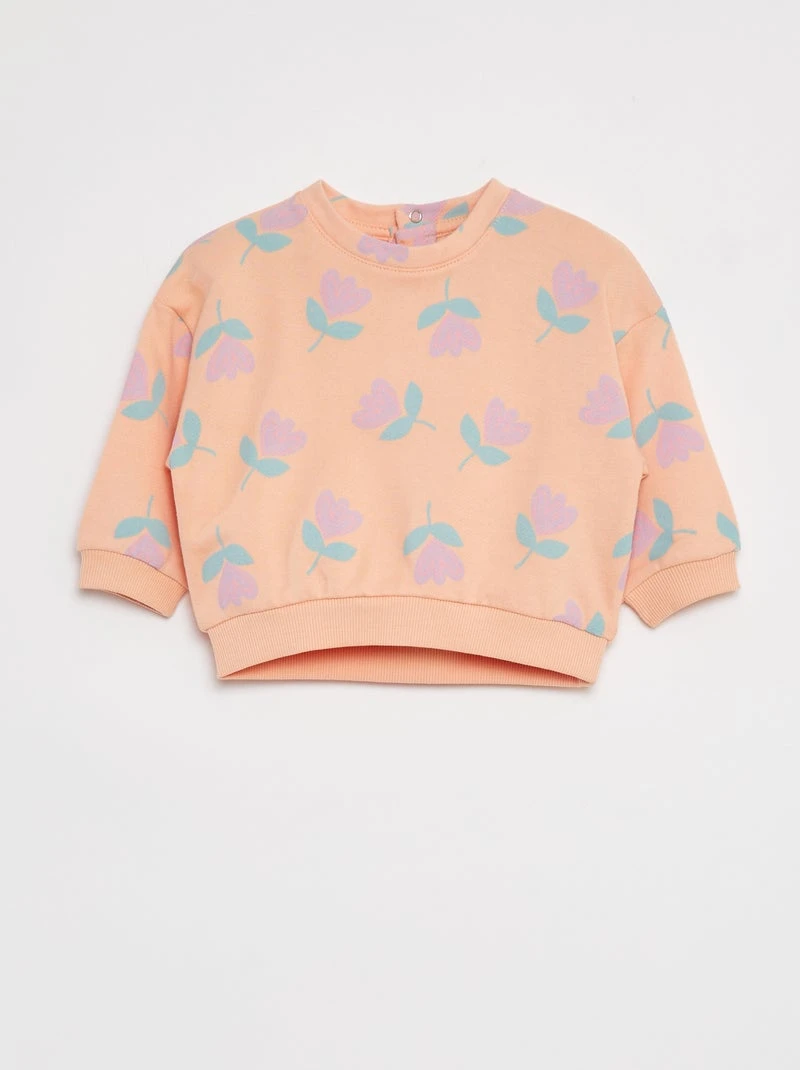Sweat à col rond avec print