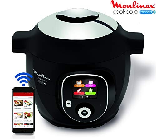 Moulinex Multicuiseur Intelligent YY2942FB Cookeo + Connect Application connectée via Bluetooth