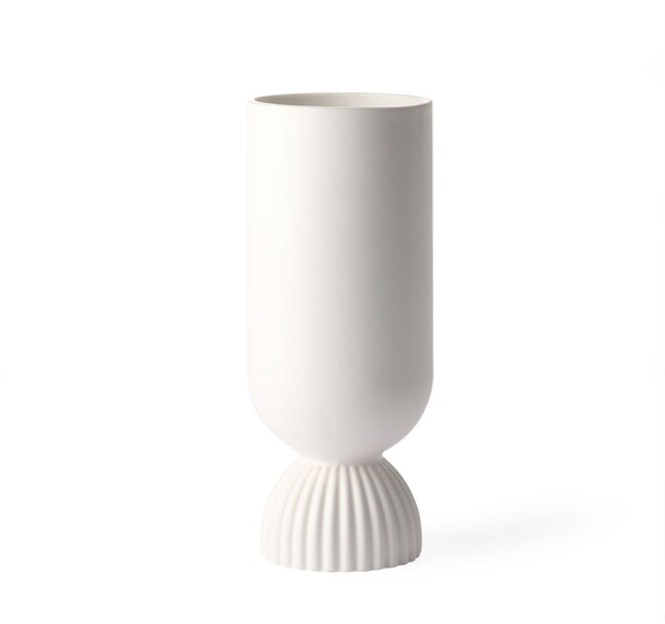 Vase grec en grès blanc - HKliving