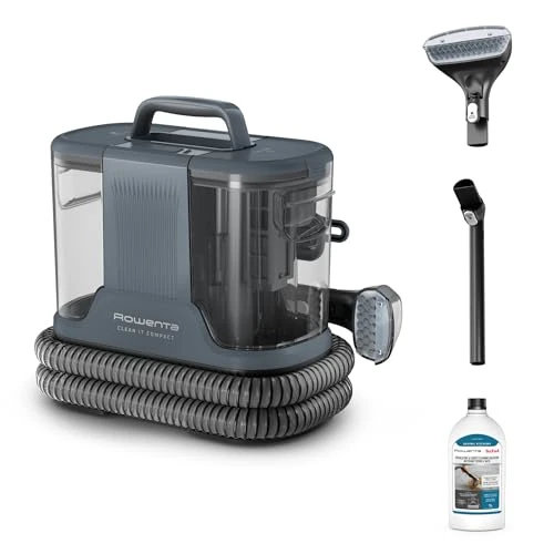 Rowenta - Shampouineuse Clean It Compact Détacheur Portable Grise