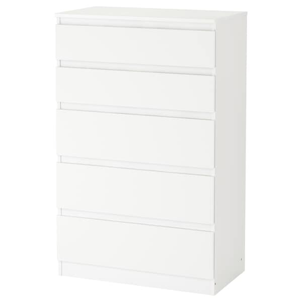 KULLEN Commode 5 tiroirs, blanc, 70x112 cm - IKEA
