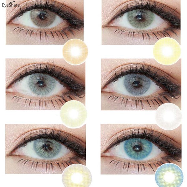 Yeux 1 paire (2 pièces) lentilles de Contact couleur cristal naturel pour les yeux lentilles de Contact cosmétiques couleur des yeux | AliExpress