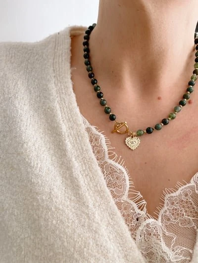 Collier Dolce Agate Mousse