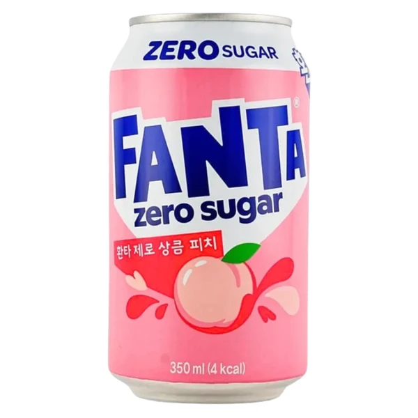 Fanta Korea Zero Sugar Peach