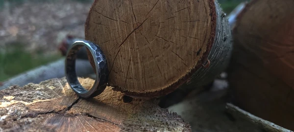 Men's Iron Ring – Hand Forged in Fire Ring |Vintage Ring |Rustic Ring |Antique Ring |Medieval Ring |Metal Ring