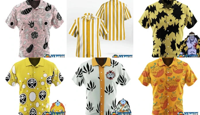 Anime One Piece Hawaiian Shirts Button Up 