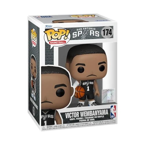 Funko Pop! NBA: Spurs - Victor Wembanyama - Figurine en Vinyle à Collectionner - Idée de Cadeau - Produits Officiels - Jouets pour Les Enfants et Adultes - Sports Fans