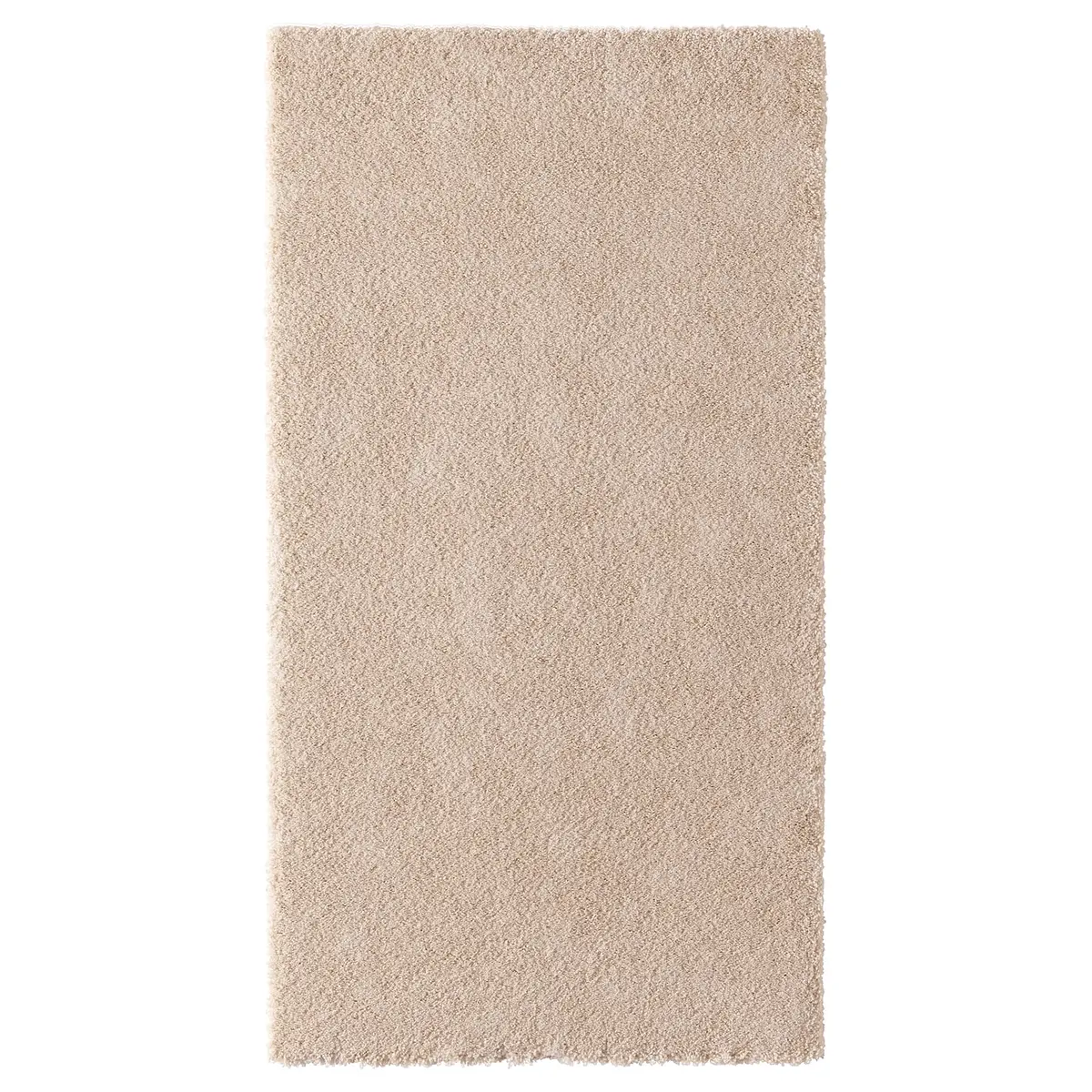 STOENSE Tapis, poils ras - blanc cassé 80x150 cm