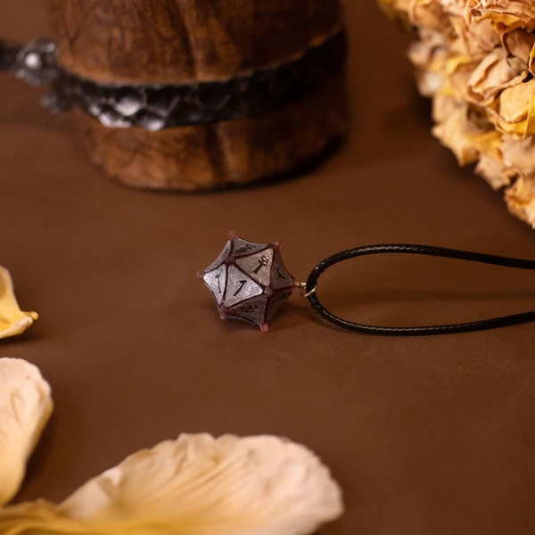 Baldur's Gate 3 Mysterious Artifact resin necklace, Shadowheart pendant jewel, gift for BG3 lover
