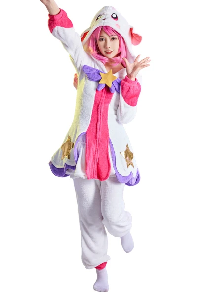 LOL LOL Costume de Cosplay Pyjama Guardian Lux