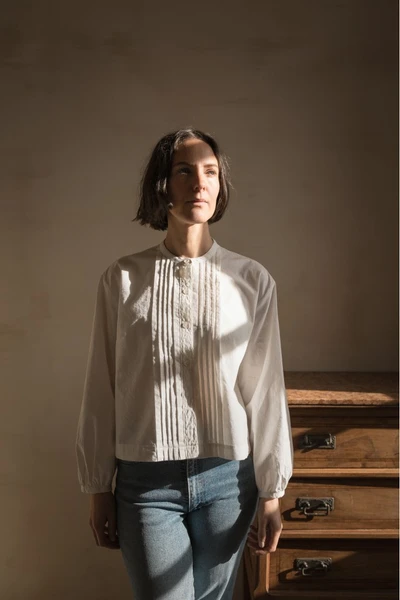 Patron couture blouse Henriette – taille 32 à 64, plusieurs bonnets