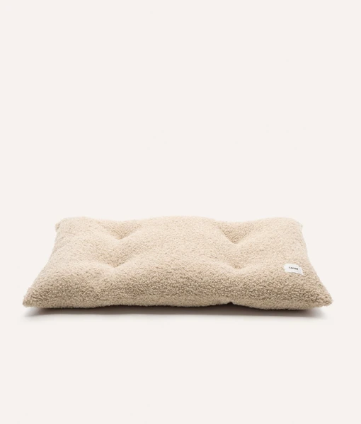 Beige Fleece Dog Cushion Bed, Bela