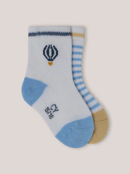 Lot de 2 paires de chaussettes Bébé