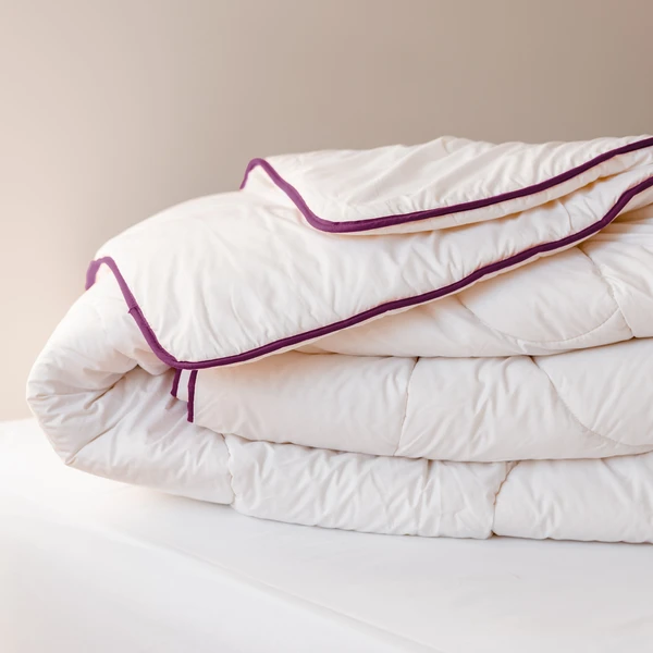 SÉNANE - Couette toute saison en laine française 350g/m2