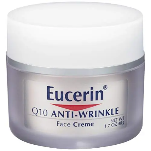 Eucerin Crème anti-rides pour le visage - Pour peaux sensibles - Avec coenzyme Q10