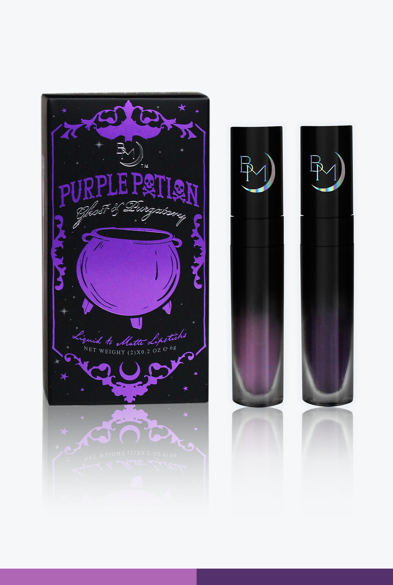 Purple Potion Liquid To Matte Lipstick Duo