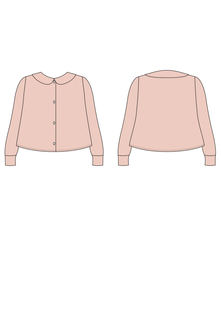 Thistle Peter Pan Collar Cardigan PDF Sewing Pattern