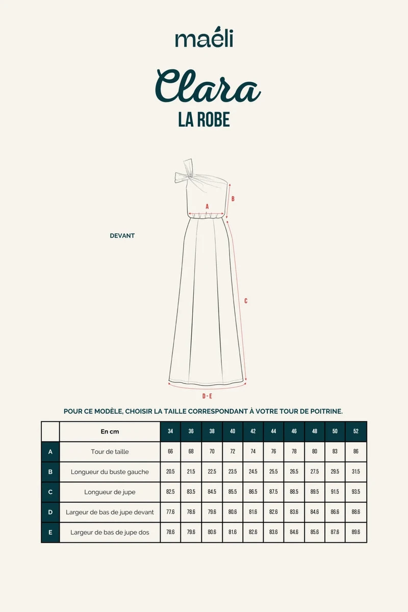 Patron La robe Clara